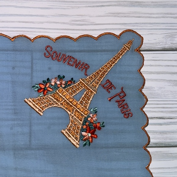 Vintage Paris souvenir hanky - Picture 4 of 6